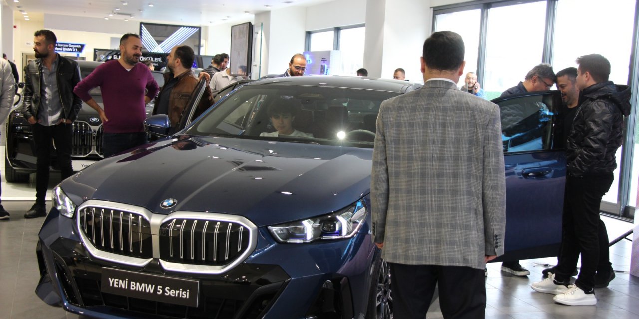 Konyalılar yeni BMW 5’i test etti