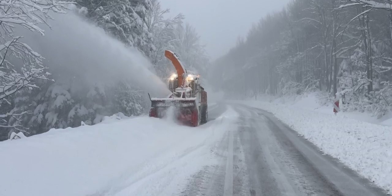 Kar kalınlığı 50 santimetreyi geçti
