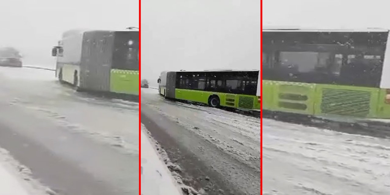 Kar yolları kapattı, öğrenciler sınava yetişemedi