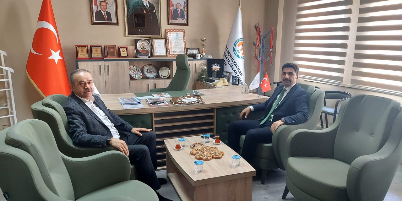 Konya Vergi Dairesi Başkanı Bora, Başkan Günbaş ile görüştü
