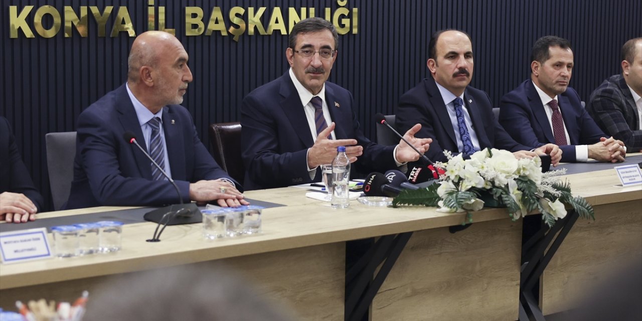 Cumhurbaşkanı Yardımcısı Cevdet Yılmaz Konya’da