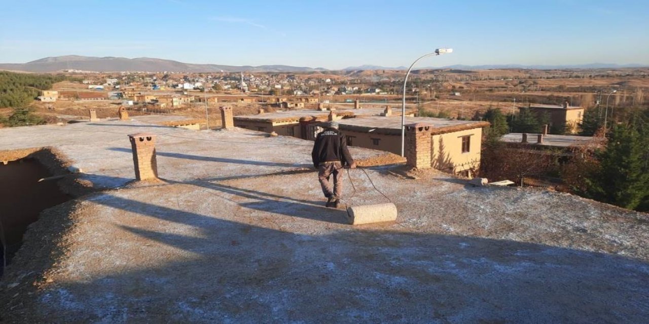 Konya’nın ünlü sanatçı köyünde kış hazırlığı başladı