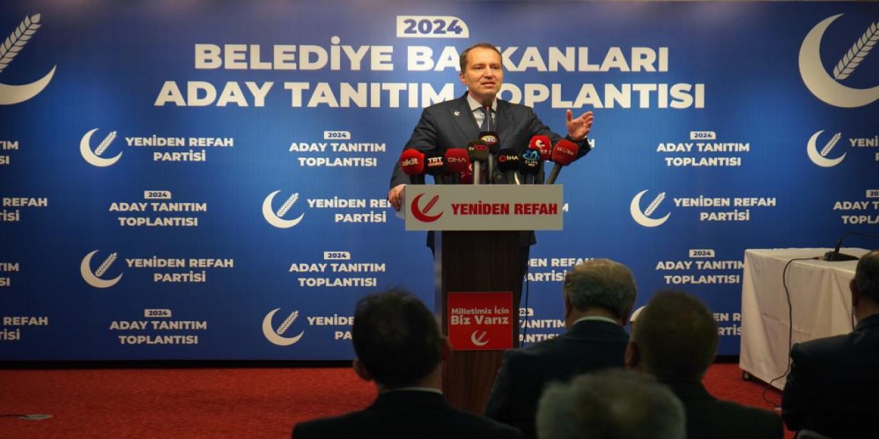 Yeniden Refah Partisi Konya’daki 3 belediye başkan adayını açıkladı