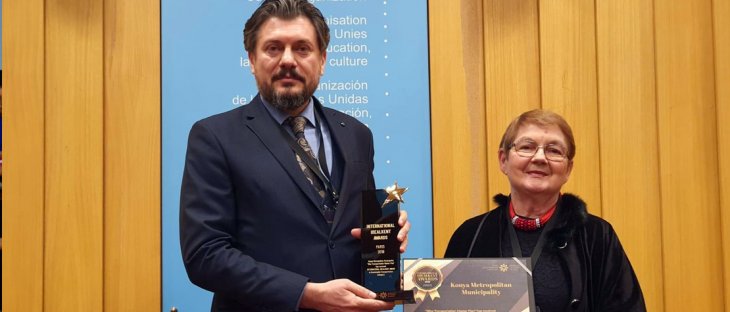 Konya Büyükşehir Belediyesi'ne UNESCO’da ödül