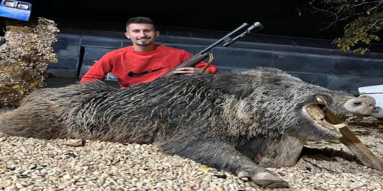 Bahçesine musallat olan 400 kilo domuzu 7 yılın sonunda öldürdü