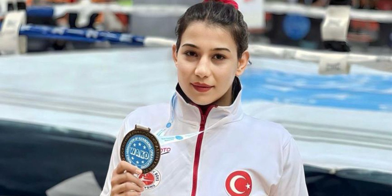 Konyalı milli sporcu dünya şampiyonasında üçüncü oldu