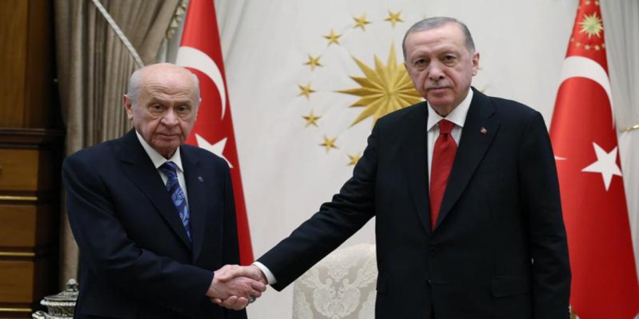 Cumhurbaşkanı Erdoğan ve MHP Lideri Devlet Bahçeli bir araya geldi