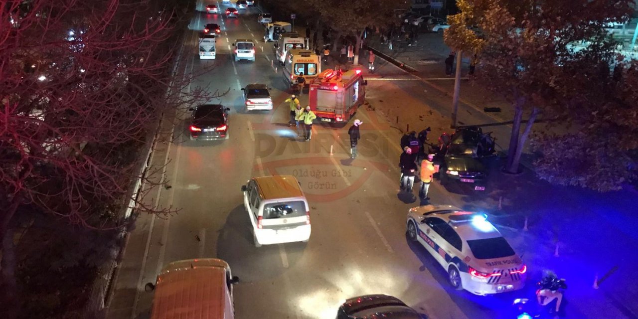 Konya’da ekipleri alarma geçiren kaza! Yaralılar var