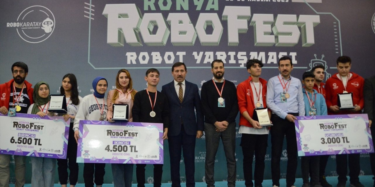 Konya’da düzenlenen ‘RoboFest Robot Yarışması’ sona erdi