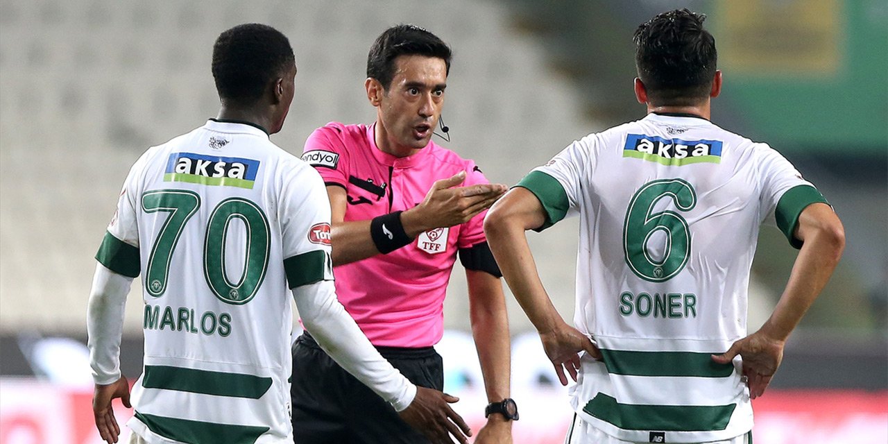Konyaspor’un penaltısına rakip oyuncular bile inanamadı