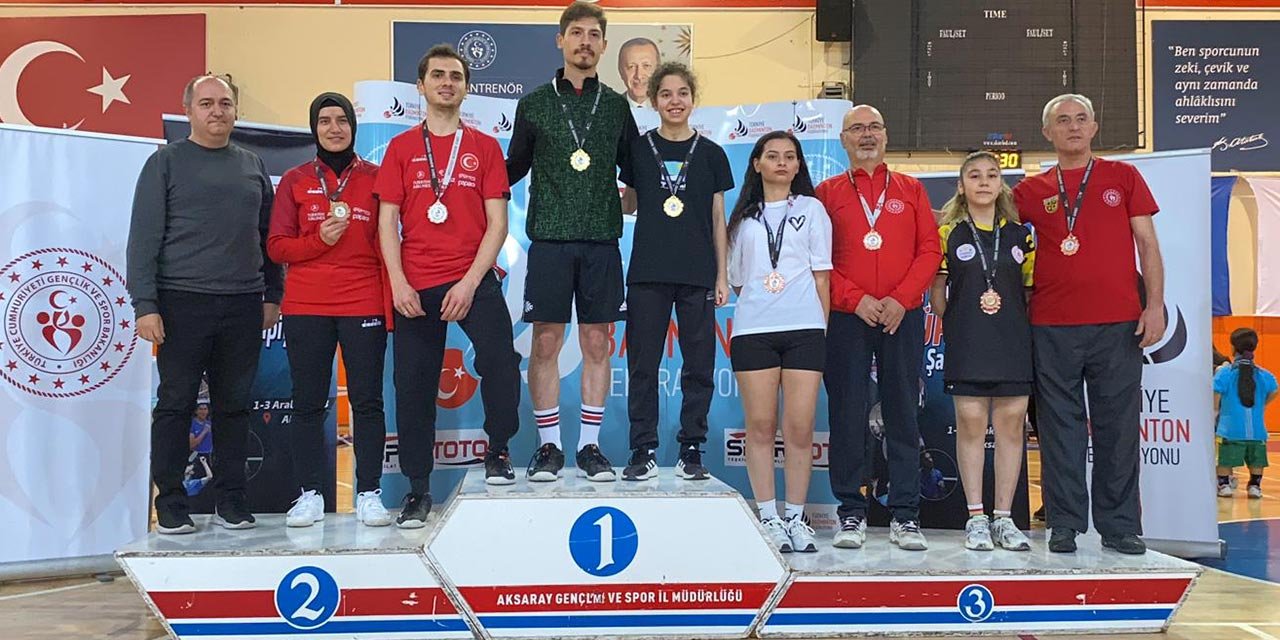 Konyalı sporcular Para Badminton da 11 madalya kazandı