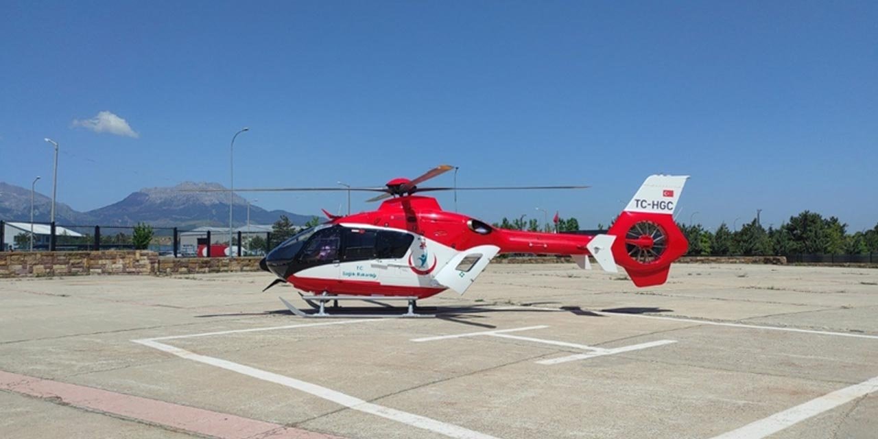 Konya dahil 13 ilde bulunan ambulans helikopterler hastalara umut oluyor