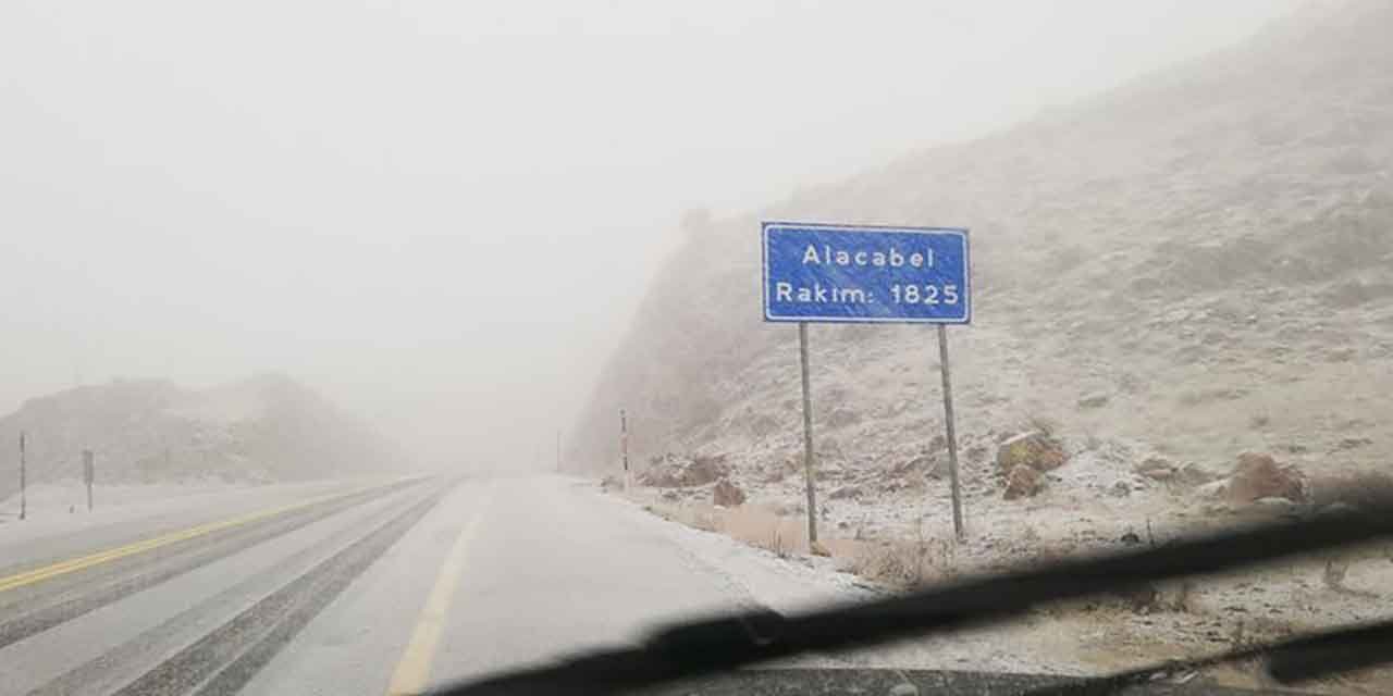 Konya’ya yağmur, en çok kullanılan yol için kar uyarısı geldi