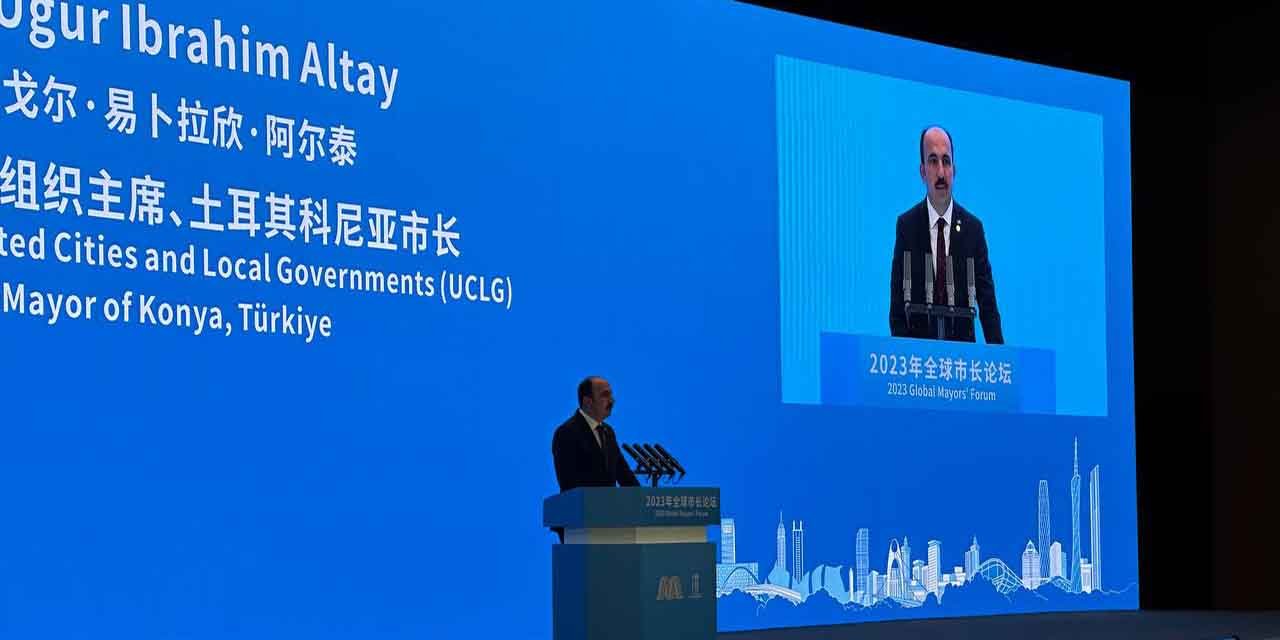 Başkan Altay Çin’de konuştu