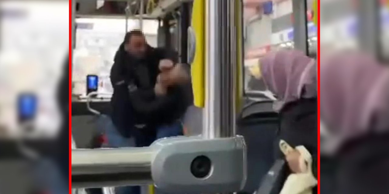 Tartıştığı adamı belediye otobüsünün ortasında bıçakladı!