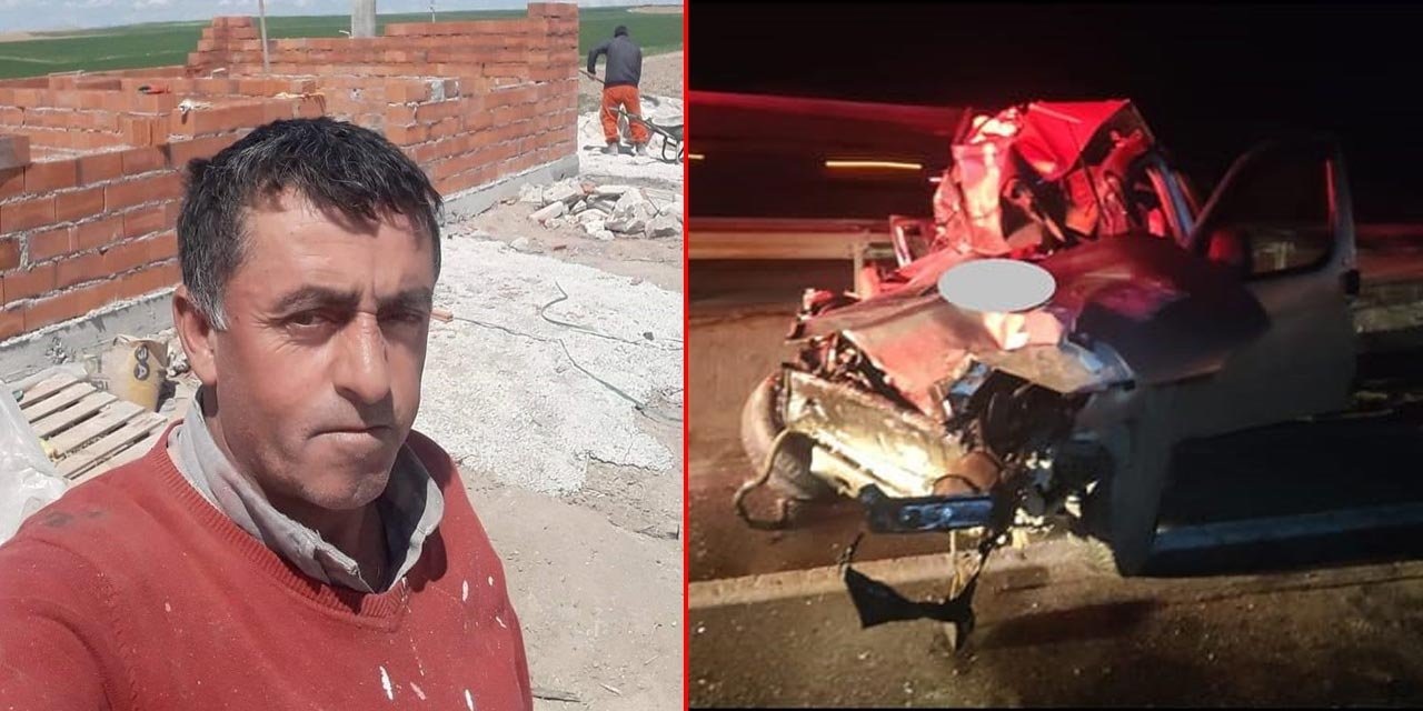 Konya yolunda kamyonet traktöre çarptı: 1 ölü