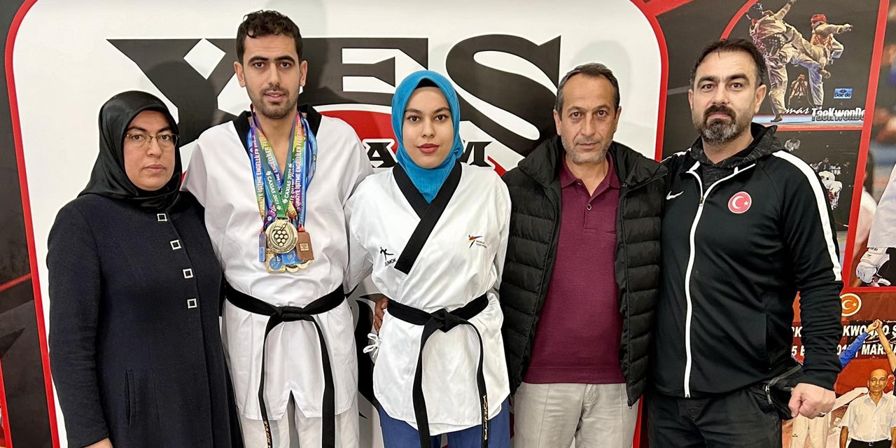 İşaret diliyle öğrendiği Taekwondo’da başarıya doymuyor