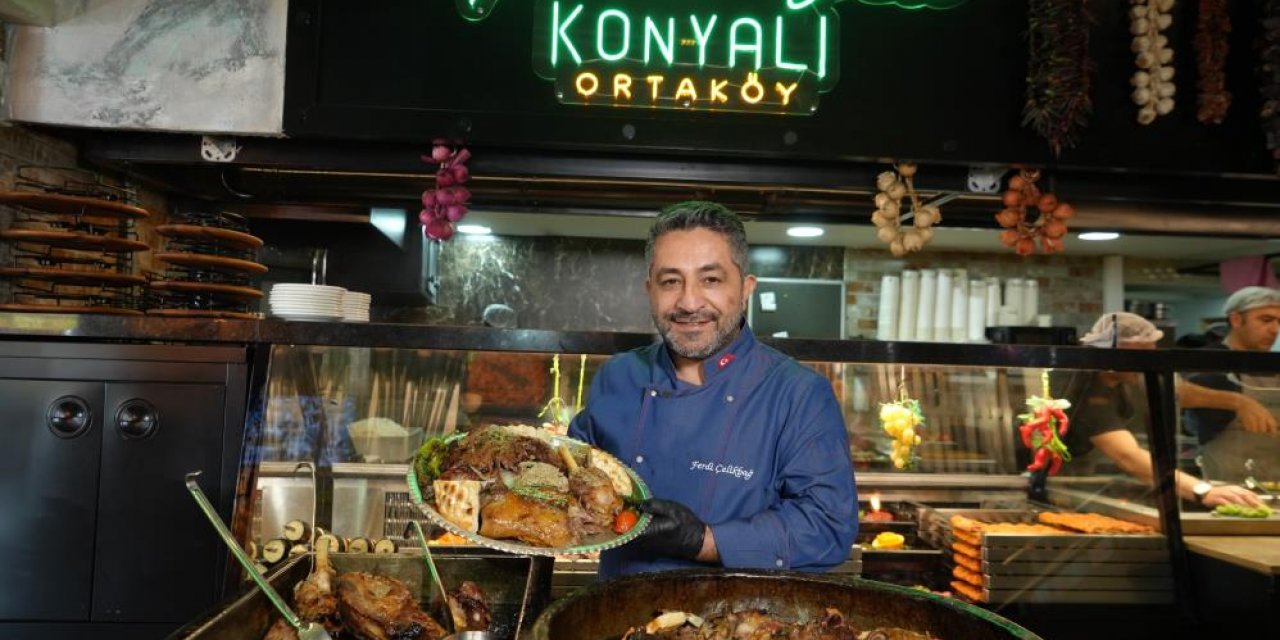 Ferdi usta, Konya’nın mutfak mirası İstanbul’da tanıtıyor