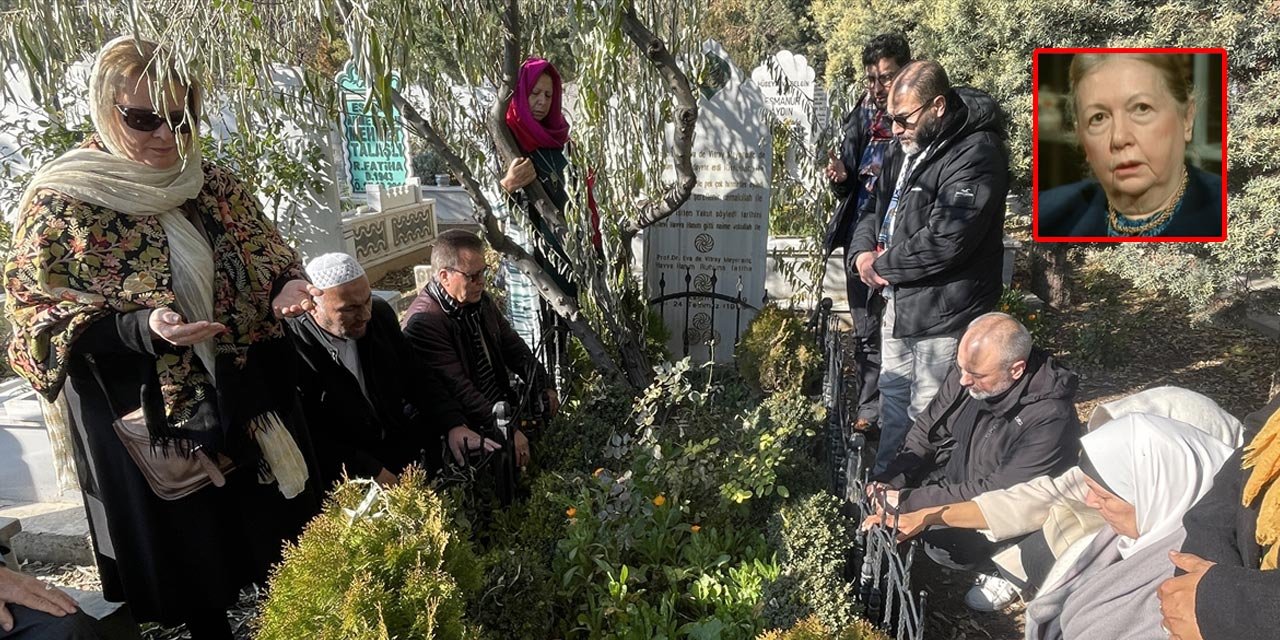 Vasiyeti üzerine Konya’ya defnedilen Fransız profesör mezarı başında anıldı