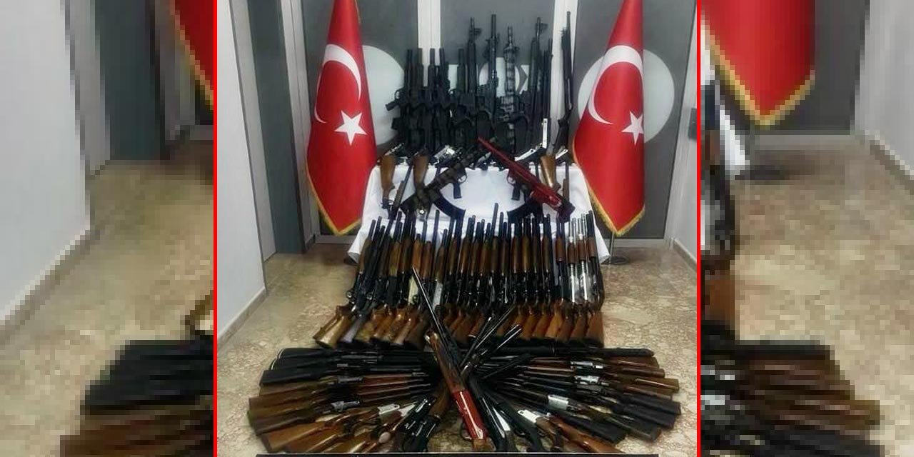 Konya'da ruhsatsız silah operasyonu: 5 gözaltı