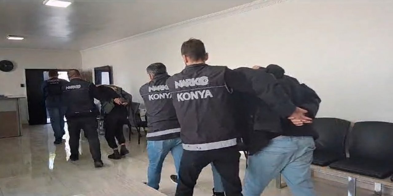 Narkotik polisi Konya’nın en büyük operasyonuna imza attı