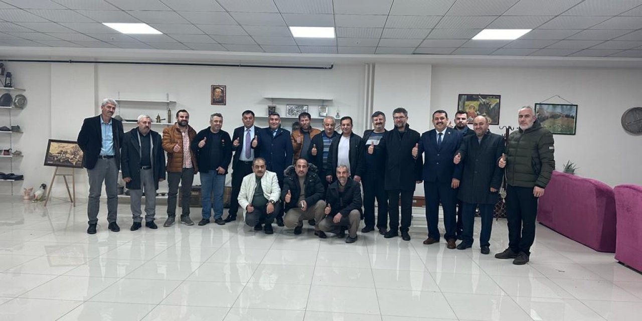 Yeniden Refah Partisi heyeti Konya Tarım Gıda Sanayiciler Derneği’ni ziyaret etti