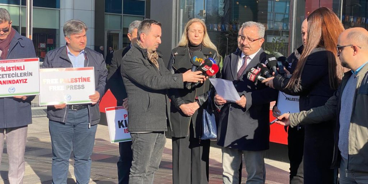 AYF Başkanı Burhan: Filistinli gazetecilere ses olacağız