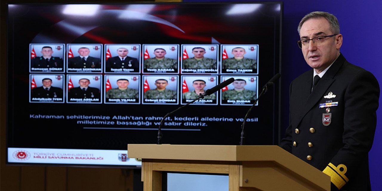 MSB, 12 askerimizin şehit olduğu saldırının detaylarını açıkladı