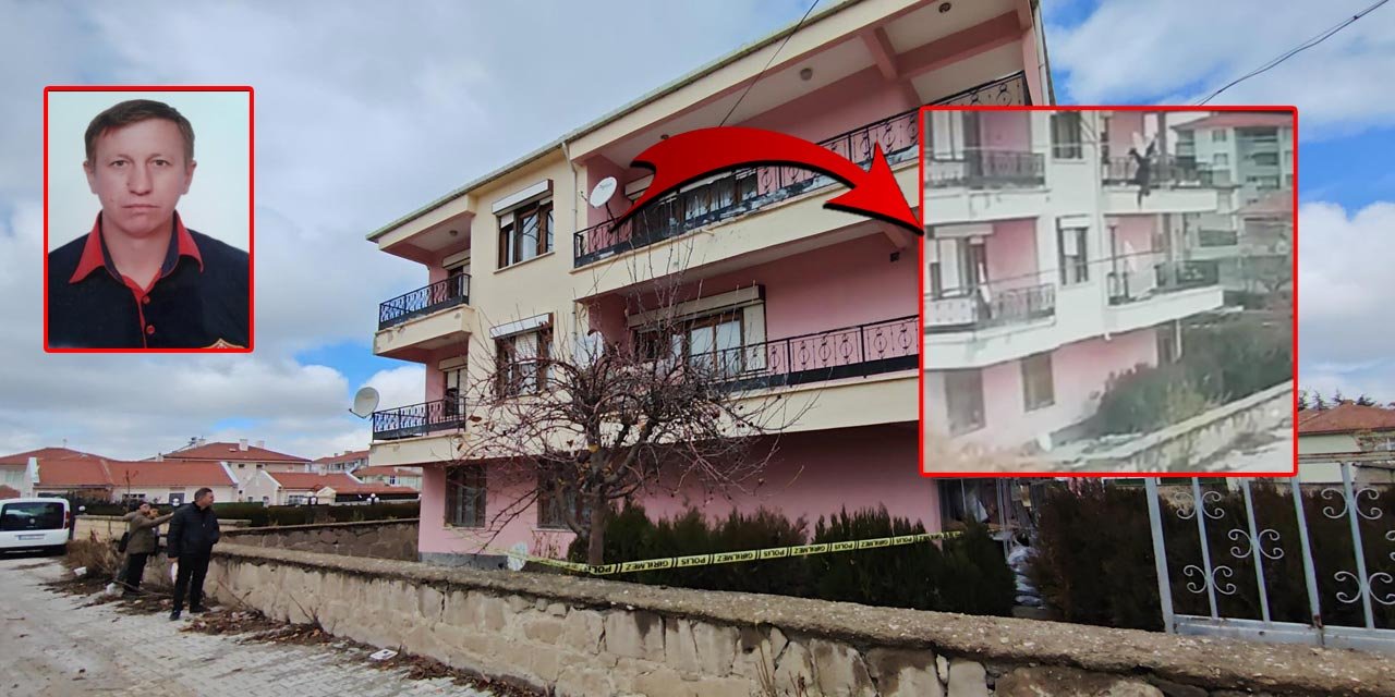 Konya’da itfaiyecinin ölümünü kendi evindeki güvenlik kamerası kaydetti