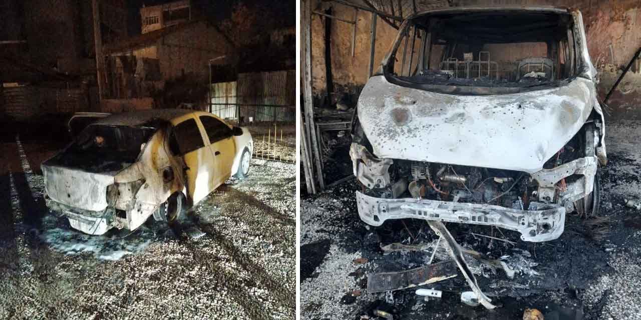 Konya’da 2 otomobil kundaklandı, yangın 2 iş yerine de sıçradı