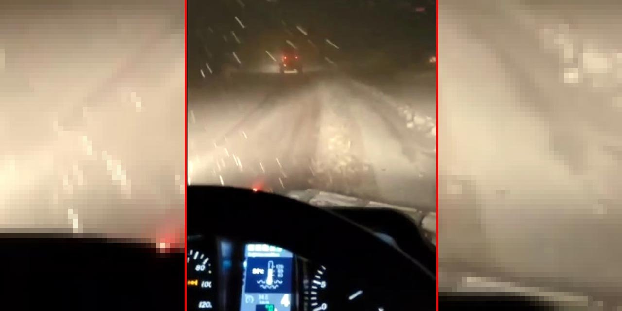 Bir ilimizde kar yağışı etkili oluyor! 10 santimetreye ulaştı