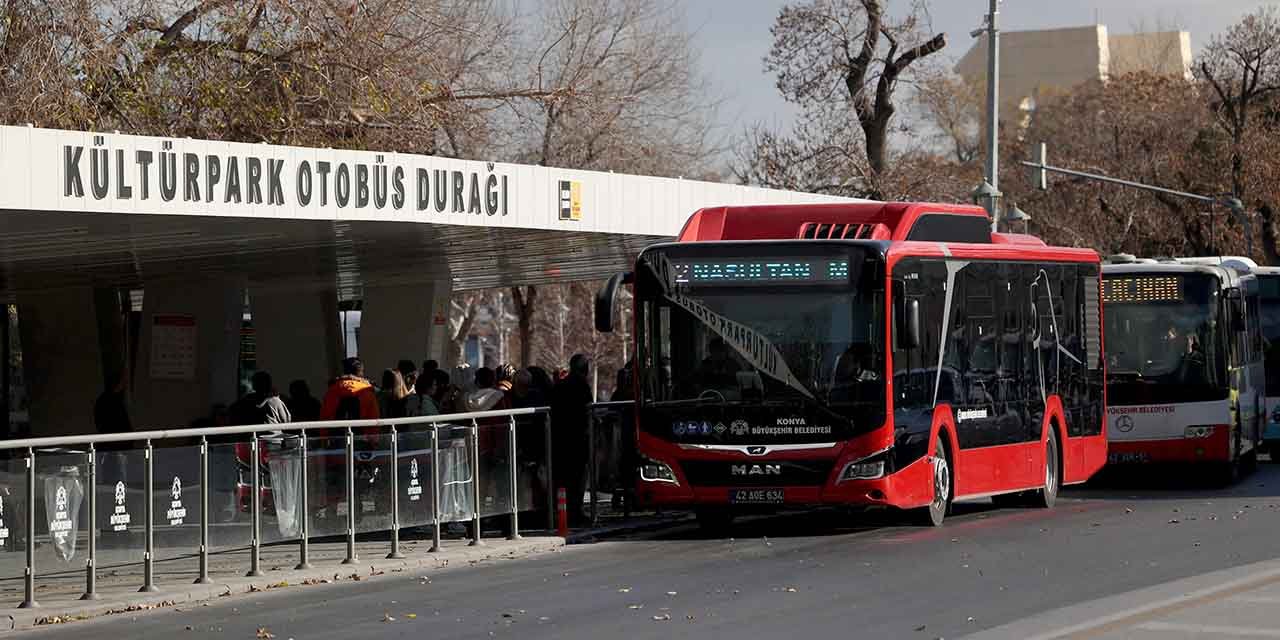 Konya’daki bir otobüs hattının güzergahı değiştirildi