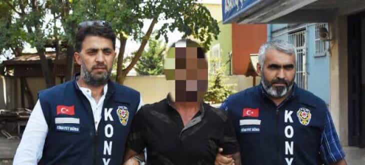Konya’daki kadın cinayeti zanlısı adliyeye sevk edildi, tutuklandı.
