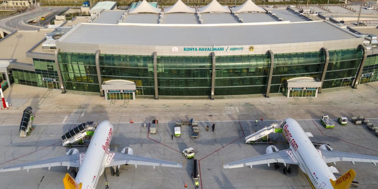 Konya Havalimanı’nda yeni rekor