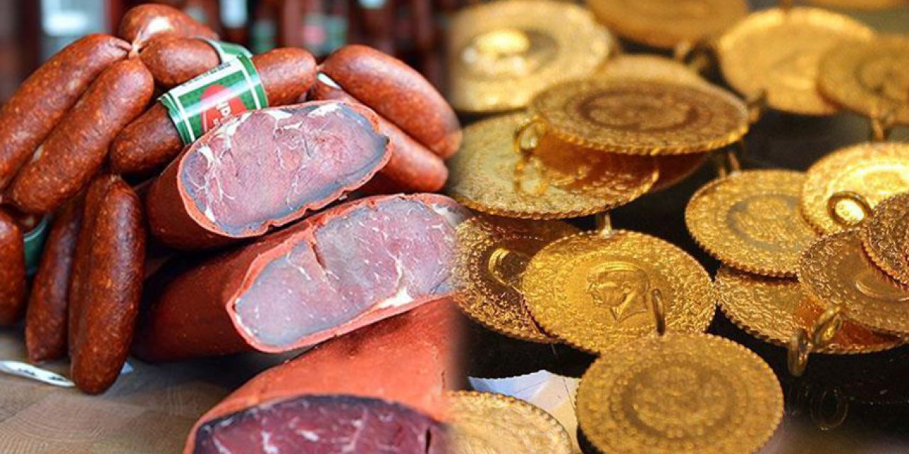 Konya'dan gönderilen sucuk arası altınlar kargoda kayboldu