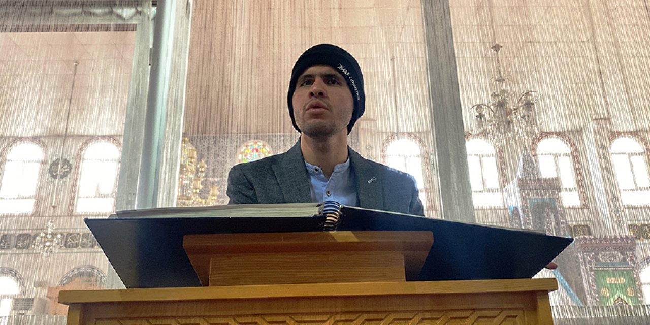 Konya’da yaşayan görme engelli Hafız Bayar'ın ilham veren hikayesi