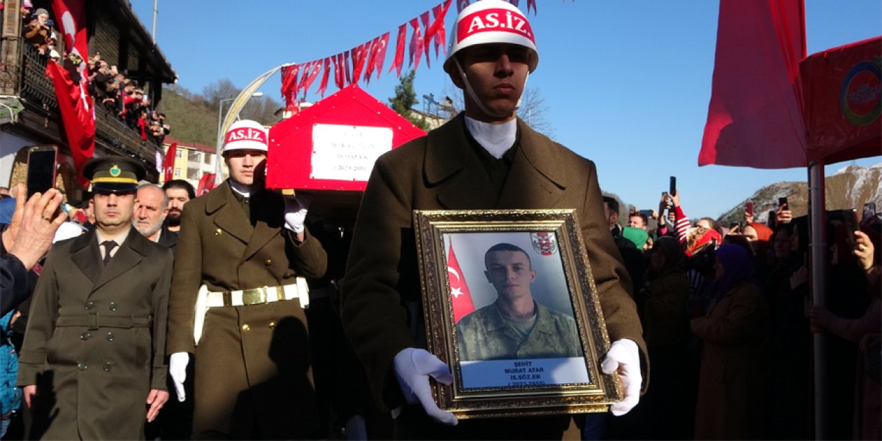 Pençe-Kilit şehidimiz Ordulu Murat Atar son yolculuğuna uğurlandı