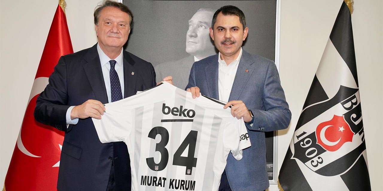 Murat Kurum’dan Beşiktaş Kulübü’ne ziyaret