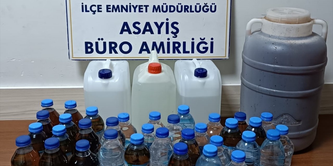 Konya’da sahte içkilerle yakalanan şüpheli tutuklandı