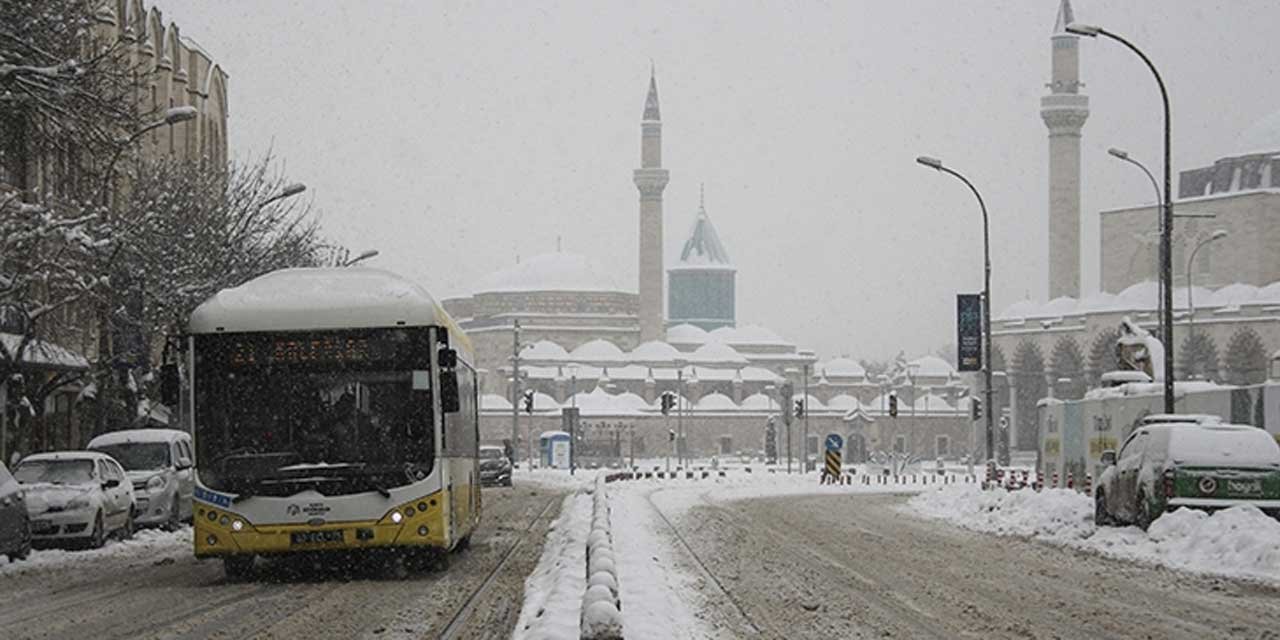 Meteoroloji bir kez daha “Konya’ya kar yağacak” dedi!