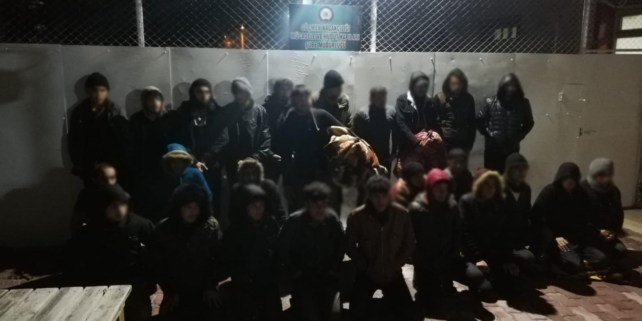 Konya’da çok sayıda kaçak göçmen yakalandı
