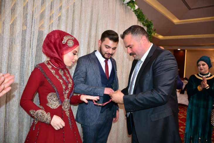 Özkafa ve Kızıl ailelerinin mutlu günü