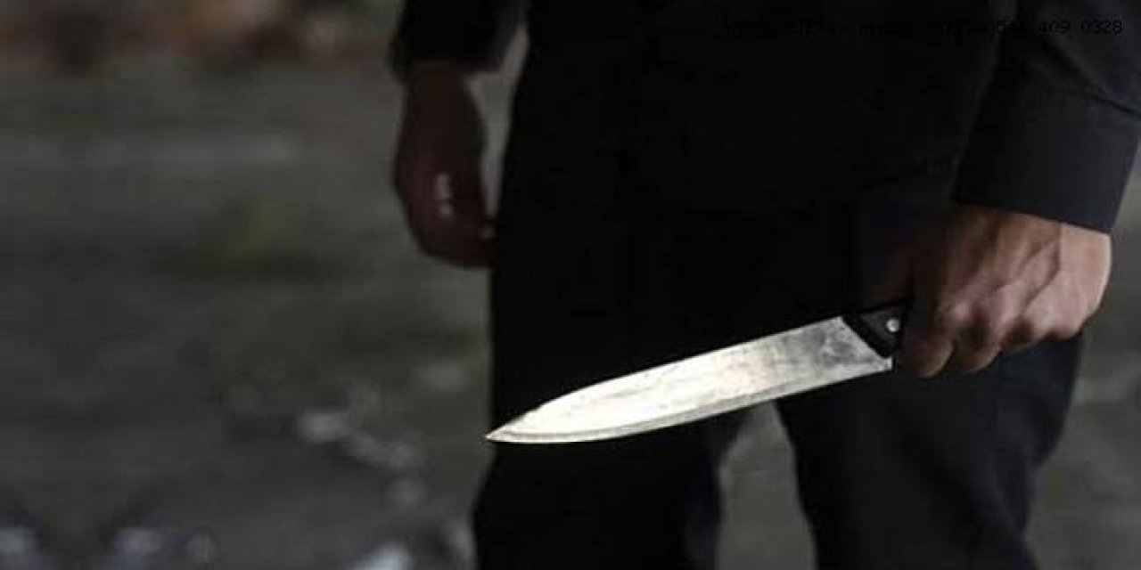 Konya’da tanımadığı kadının evine girip polise bıçak çekti