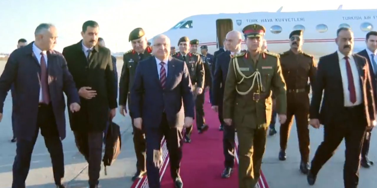 Milli Savunma Bakanı Yaşar Güler Irak'a gitti