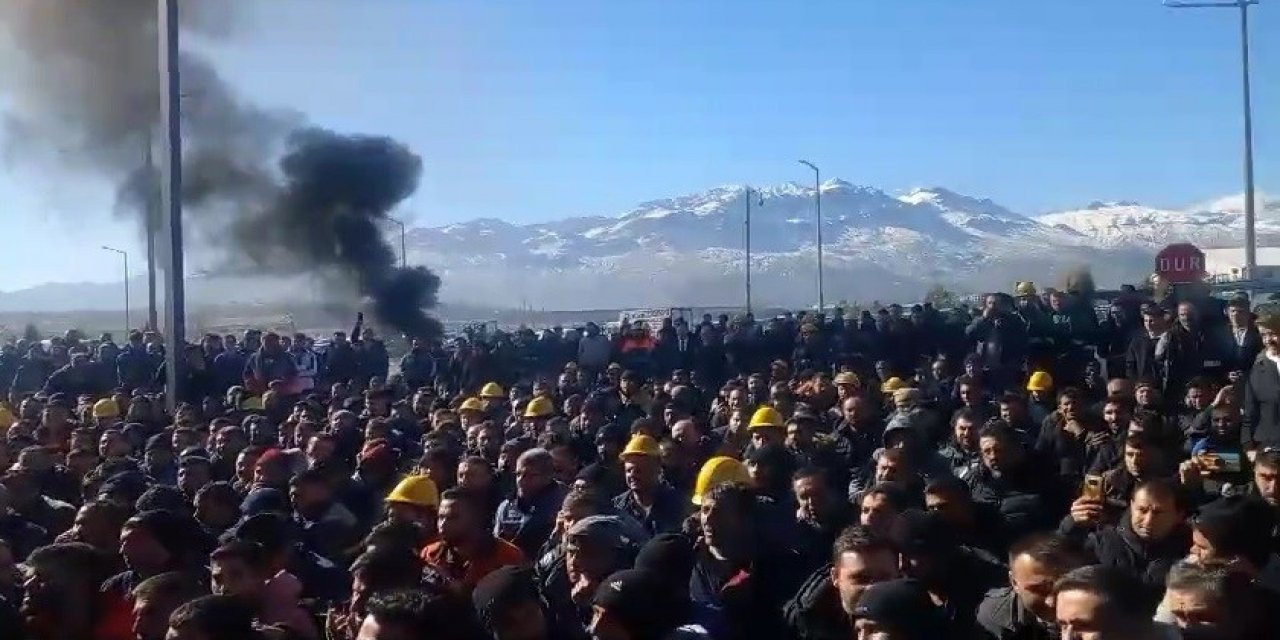 Seydişehir Eti Alüminyum’da işçiler eylem yapıyor
