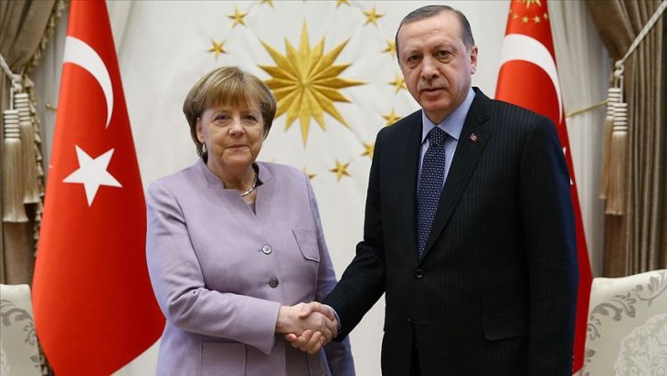 Merkel, Cumhurbaşkanı Erdoğan’a taziye mesajı gönderdi