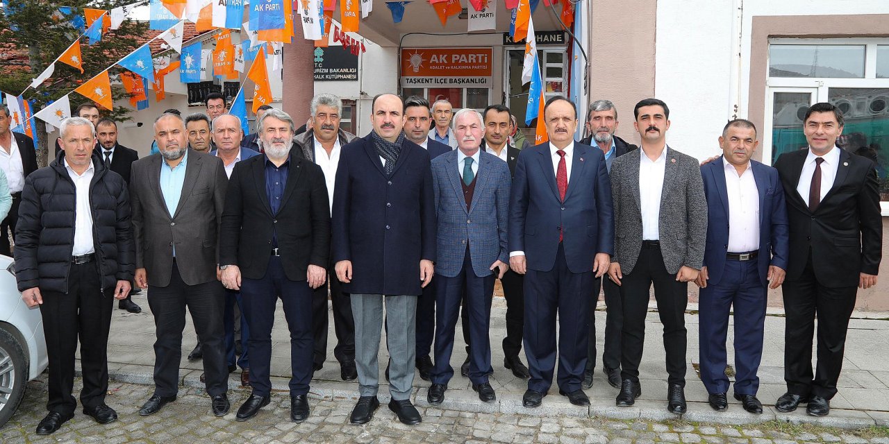 Başkan Altay seçim startını verdi! Taşkent ve Hadim’de vatandaşlarla buluştu