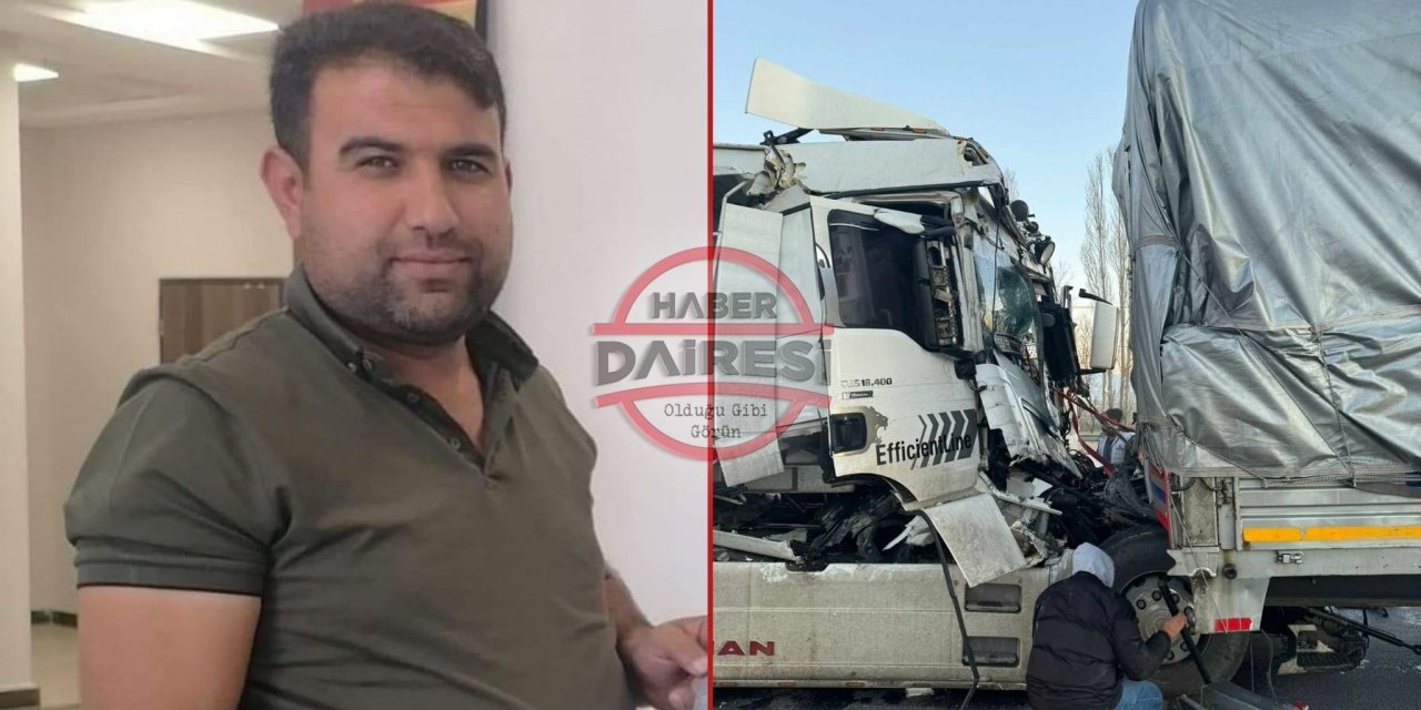 Konya’da 2 TIR çarpıştı, Nihat Gülcan hayatını kaybetti