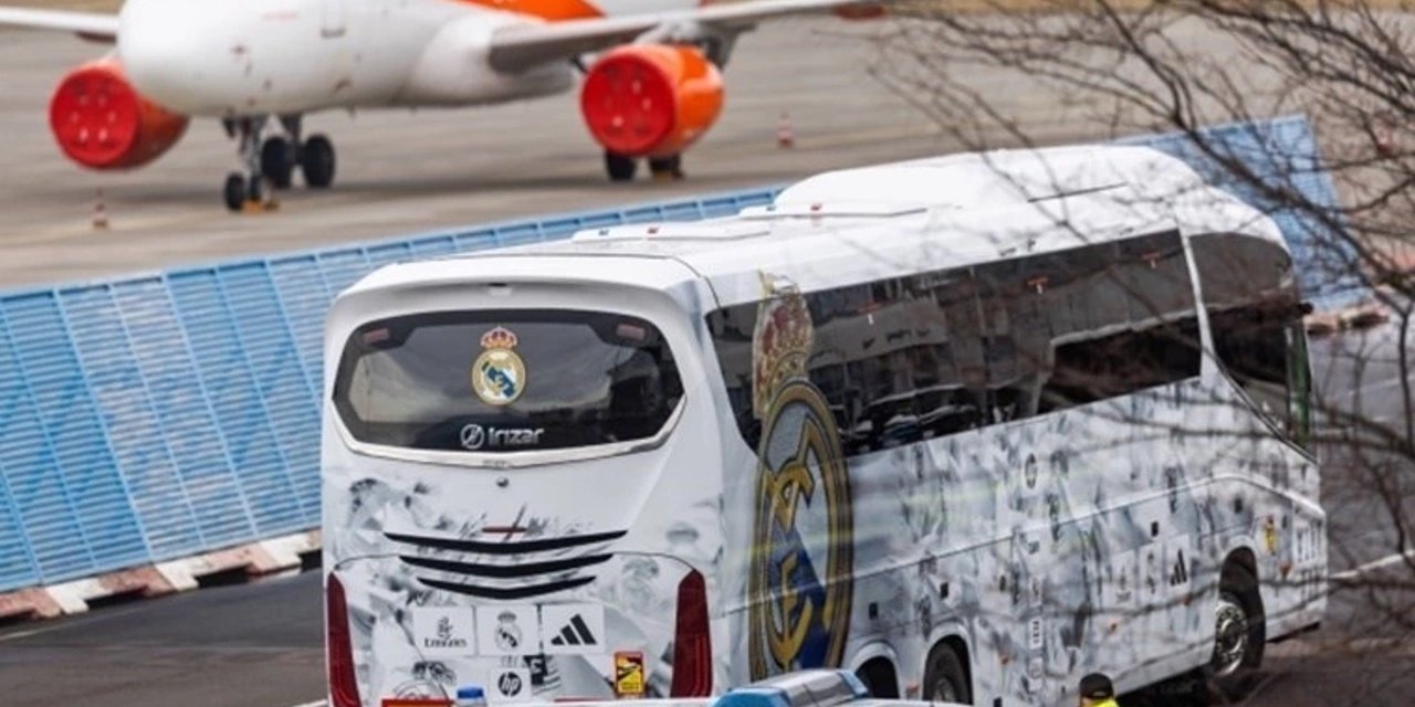 İçinde Arda Güler’in de olduğu Real Madrid takım otobüsü kaza yaptı