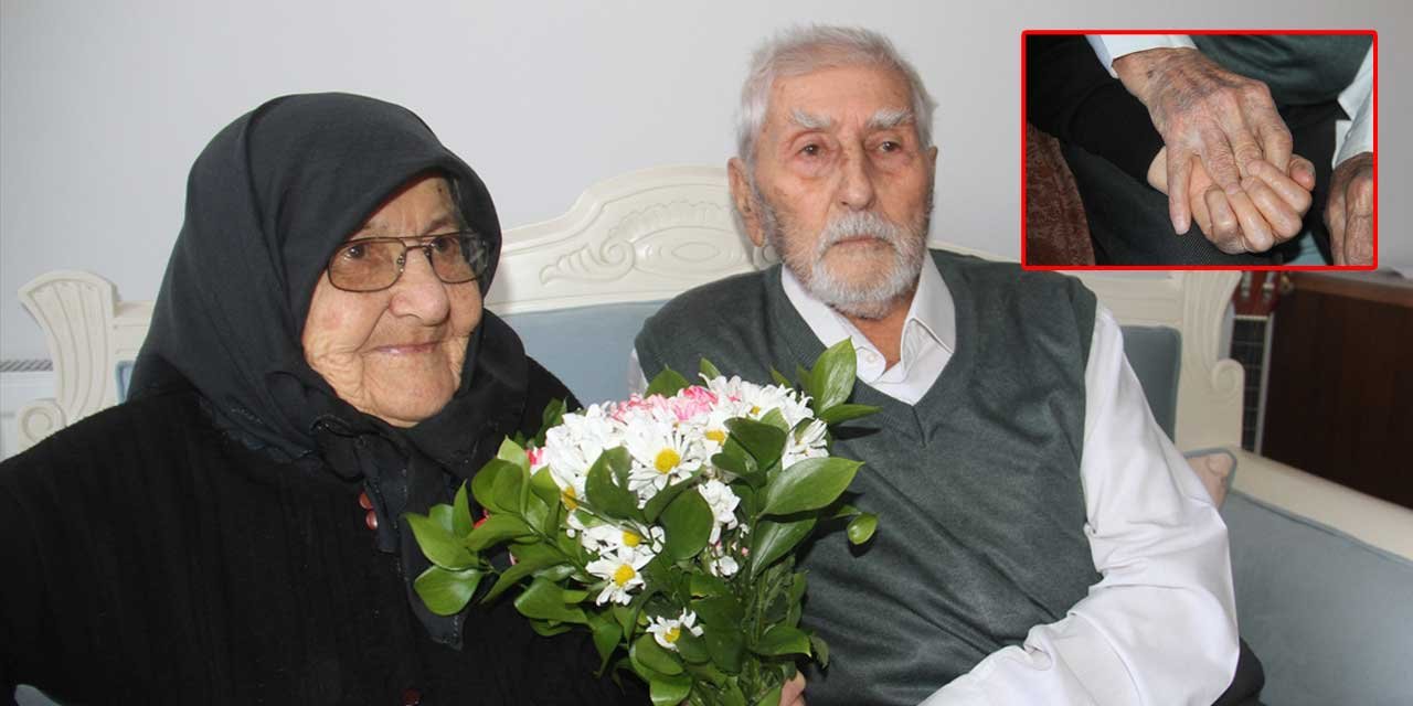 Konya’da Ülvan çifti, 77 yıldır aynı yastığa baş koyuyor